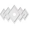 Ekena Millwork Zoe Architectural Grade PVC Ceiling Medallion, 26"W x 17 3/8"H x 3"ID x 8"C x 1"P, One-Piece CMP26X17ZE-03000 - alternate 1